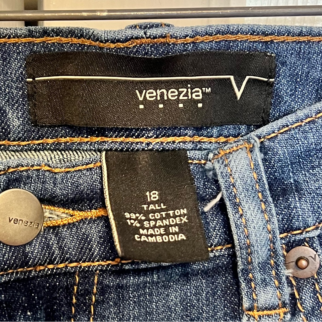 Lane Bryant High Waisted Straight-Leg Jeans 18t